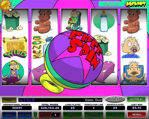 Babysitter Babble Slot Machine