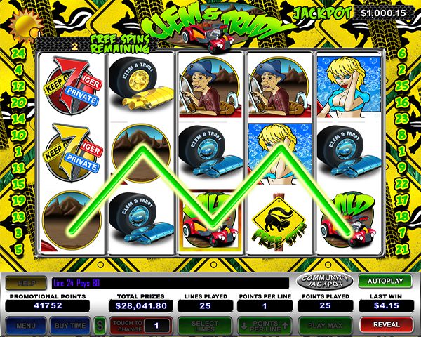 Clem-N-Trudy Slot Machine