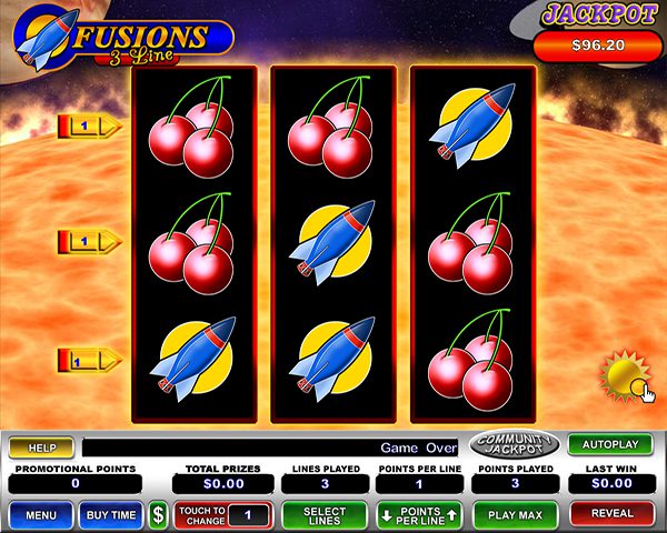 Fusion 3 Line Slot machine