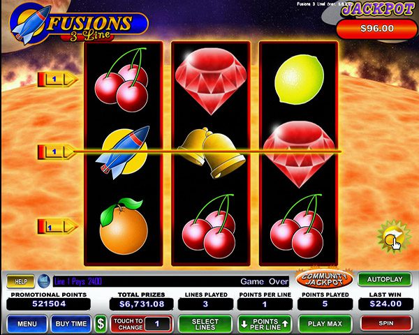 Fusion 3 Line Slot machine