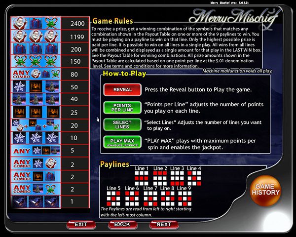 Merry Mischief Slot Machine