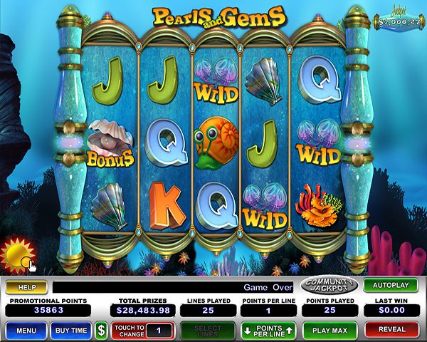 Pearls and gems slot