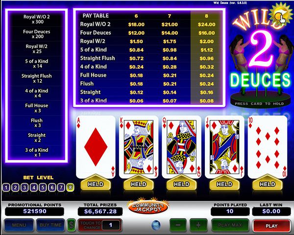 Wild Duece Slot Machine